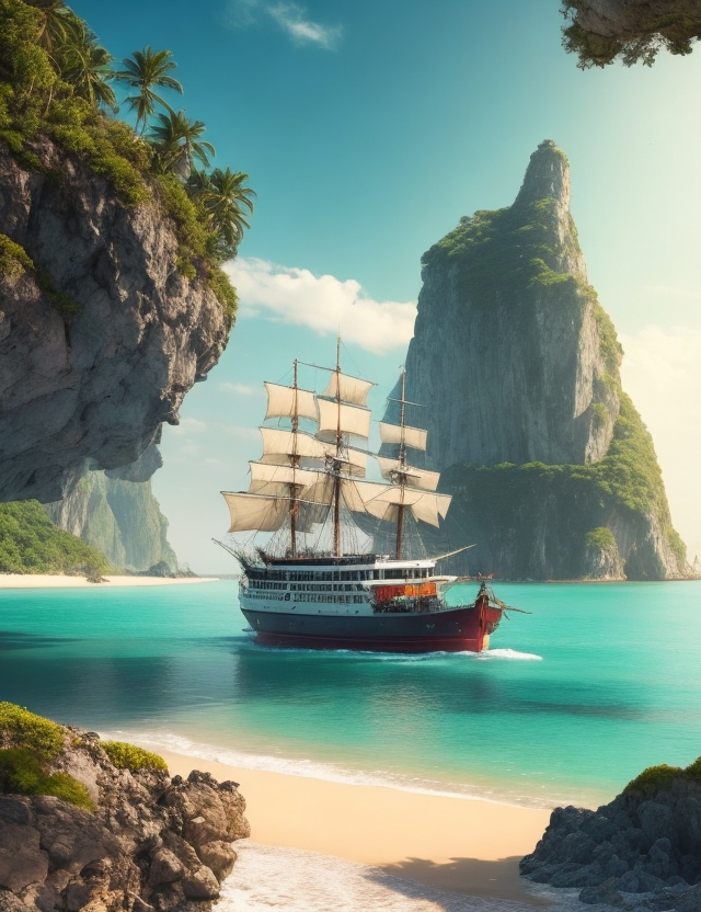 DreamShaper_v5_Traveling_with_ship_to_an_island_2.jpg